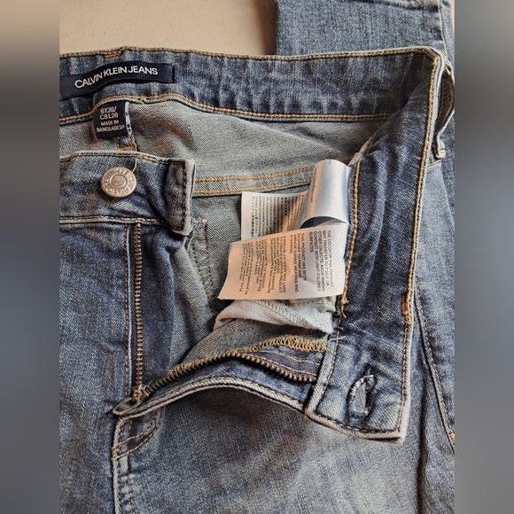 Calvin Klein Blue Jeans CKJ001 Super Skinny Size 8/28 - Picture 11 of 11